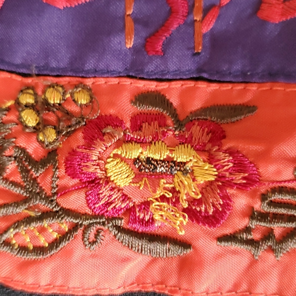 Chico's Design Patchwork Embroidered Jacket M - image 8